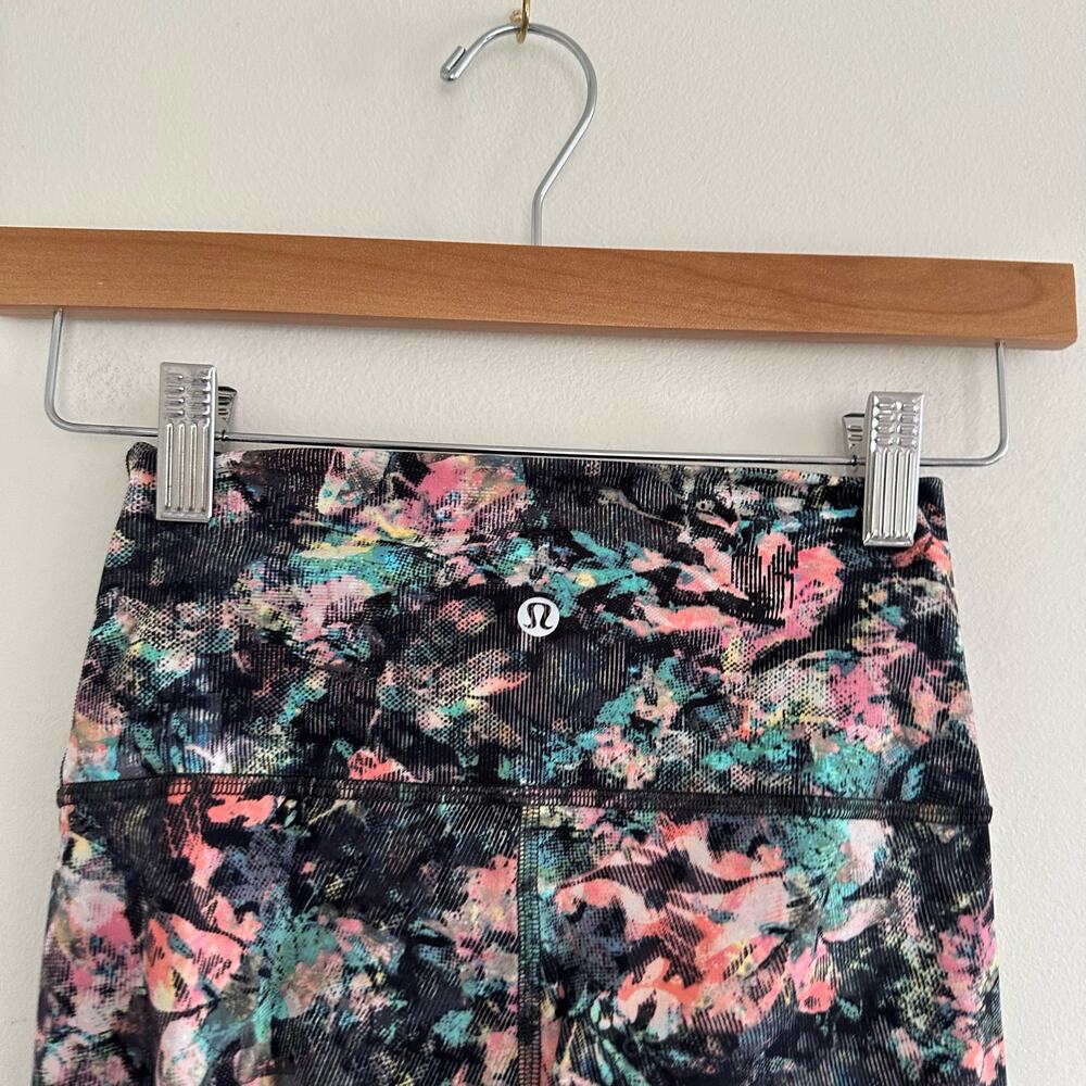 Lululemon Wunder Under High-Rise 7/8 Tight *Full-On Luon 25" in Dappled Daze - Picture 8 of 9